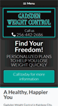 Mobile Screenshot of gadsdenweightcontrol.com