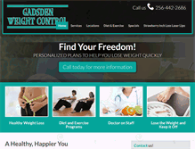Tablet Screenshot of gadsdenweightcontrol.com